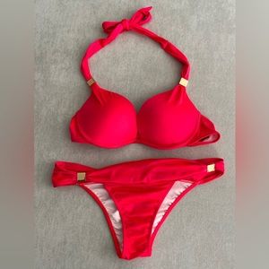 Victoria Secret Push-Up Coral Bikini